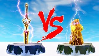 INFINITY BLADE vs INFINITY GAUNTLET(THANOS).!|Fortnite Twitch Funny Moments #282