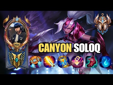 How Canyon Dominates with Nidalee in High Elo Ranked - Challenger Korea Jungle Gameplay