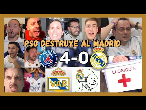 🔥🤣BEST MADRID FANS' CRYING OUT AFTER PSG 4 REAL MADRID 0 (MADRID IS HUMILIATED)