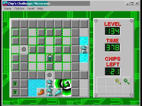 CCLP2 level 134 solution - 361 seconds