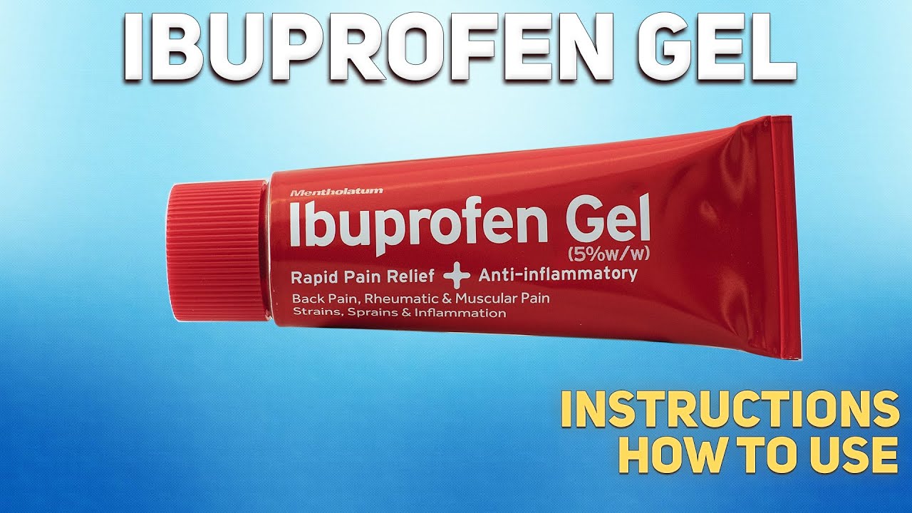 Ibuprofen gel how to use: How and when to take it, Who can't take Ibuprofen