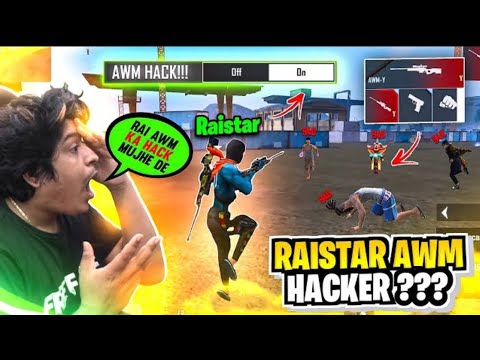 Raistar First Time AWM GamePlay 1 🆚 3 Hacker Exposed In Free Fire GYAN Reaction 😲🤥