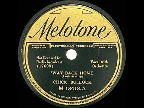 1935 Chick Bullock - ‘Way Back Home