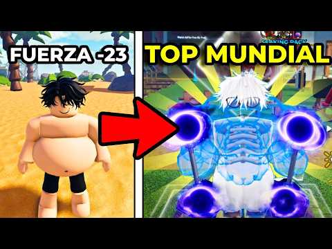 De Noob a TOP MUNDIAL de Fuerza!💪💥 | LIGA DE GIMNASIO