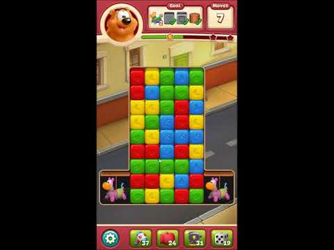 Toon Blast Level 2257 - NO BOOSTERS 🐻🐺🐱 | SKILLGAMING ✔️