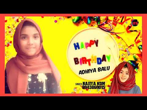 Birthday song |Najiya ndm |8943869015 |