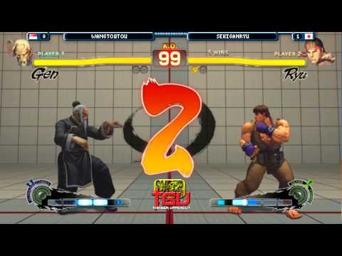 SSF4AE [TOP16] Wangtoutou(Gen) vs sekiganryu(Ryu) @TGUC2013 23/11/2013
