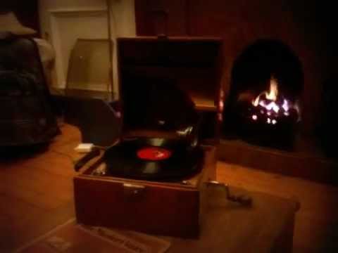 Home sweet home on a Beltona gramophone record player