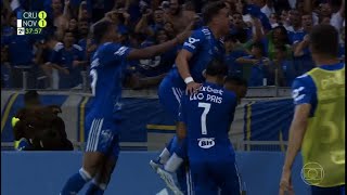 Gol de Rafa Silva - Cruzeiro 2x1 Novorizontino - Brasileirão Série B 2022 - TV Globo Minas