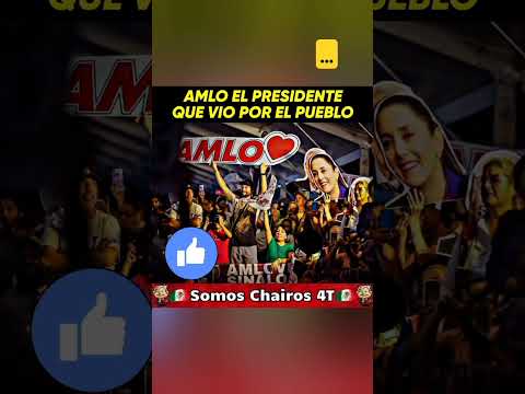 AMLO SI VIO POR EL PUEBLO #amlo #claudiasheinbaum #mexico #como #cuándo #4transformacion