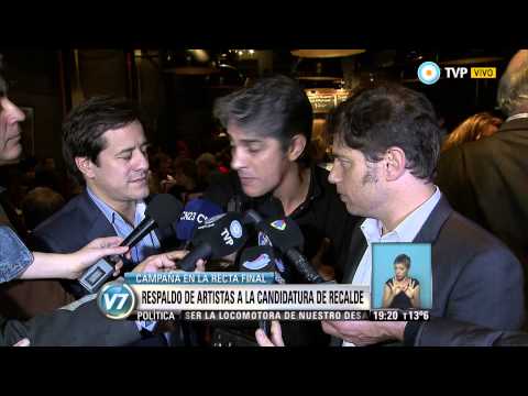 Visión 7 - Respaldo de artistas a la candidatura de Recalde