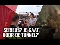 En weer een fietser in de IJtunnel
