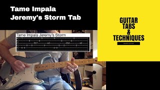 Tame Impala Jeremy's Storm Guitar Lesson Tutorial with Tabs Innerspeaker