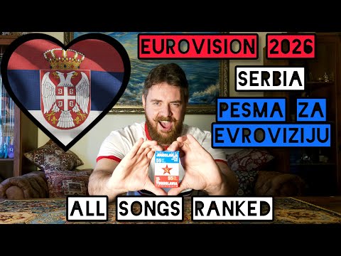 Pesma za Evroviziju 2026 - Serbian National Selection for Eurovision - ranking by Nowmanco