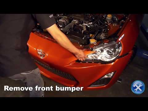 Spec-D Projector Headlights Scion FRS - Install DIY and Bumper Removal
