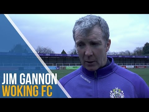 Jim Gannon Post-Match Interview - Woking FC