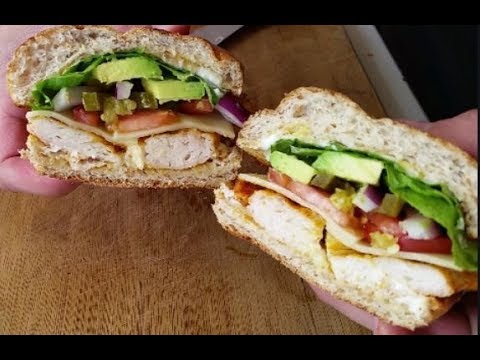 Grilled Chicken Sandwich - Torta de Pollo - Mexican Food