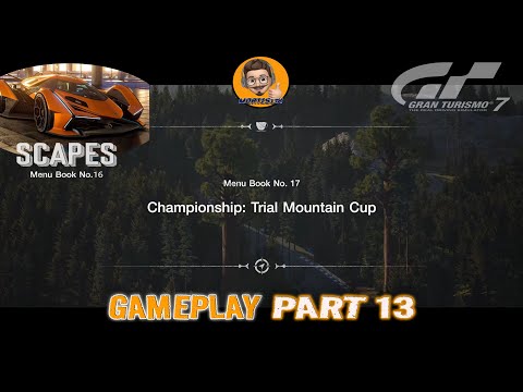 GRAN TURISMO 7 - Visit Scapes & Championship: Trial Mountain Cup (Gameplay  Part 13)