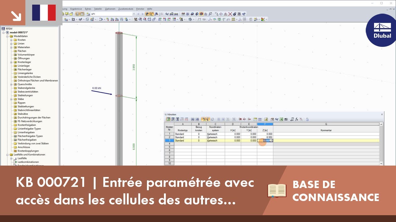 KB 000721 | Entrée paramétrée avec accès dans les cellules des autres tableaux