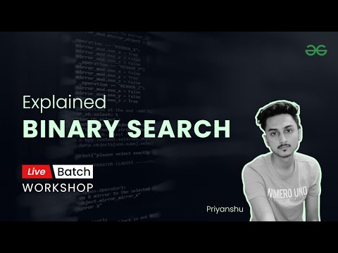 Binary Search Geeksforgeeks
