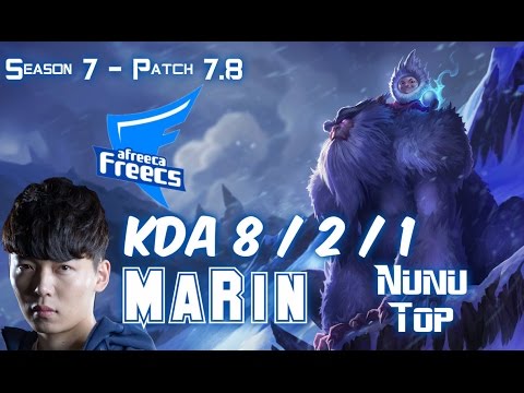 AFs MaRin NUNU vs JAYCE Top - Patch 7.8 KR Ranked