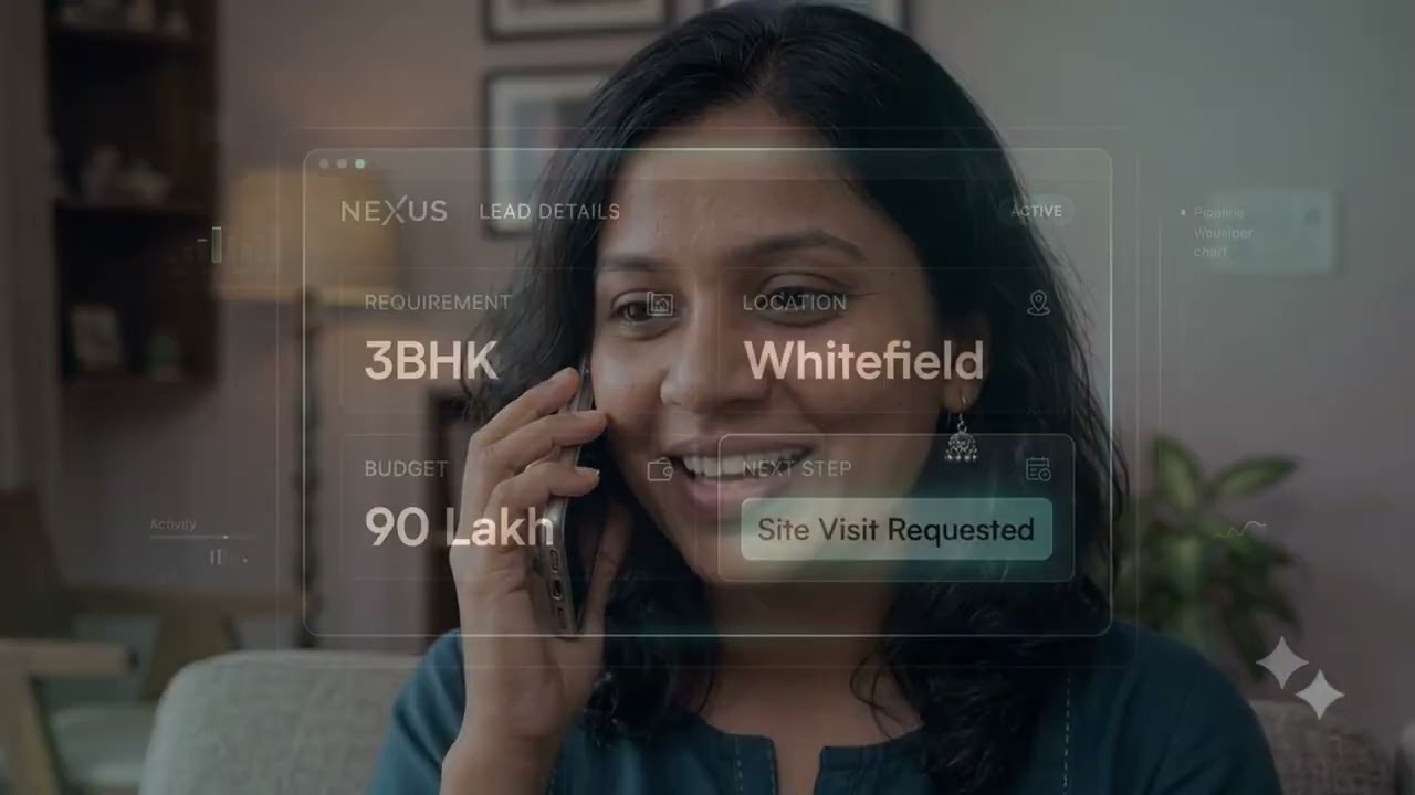 Inbound AI Receptionist concept demonstration — click to play