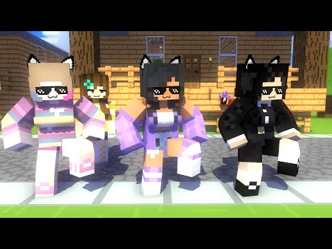 ADAMBARAI LOVEFOOL FIRST MEET APHMAU, WEDNESDAY, ENID - MINECRAFT ANIMATION #shorts