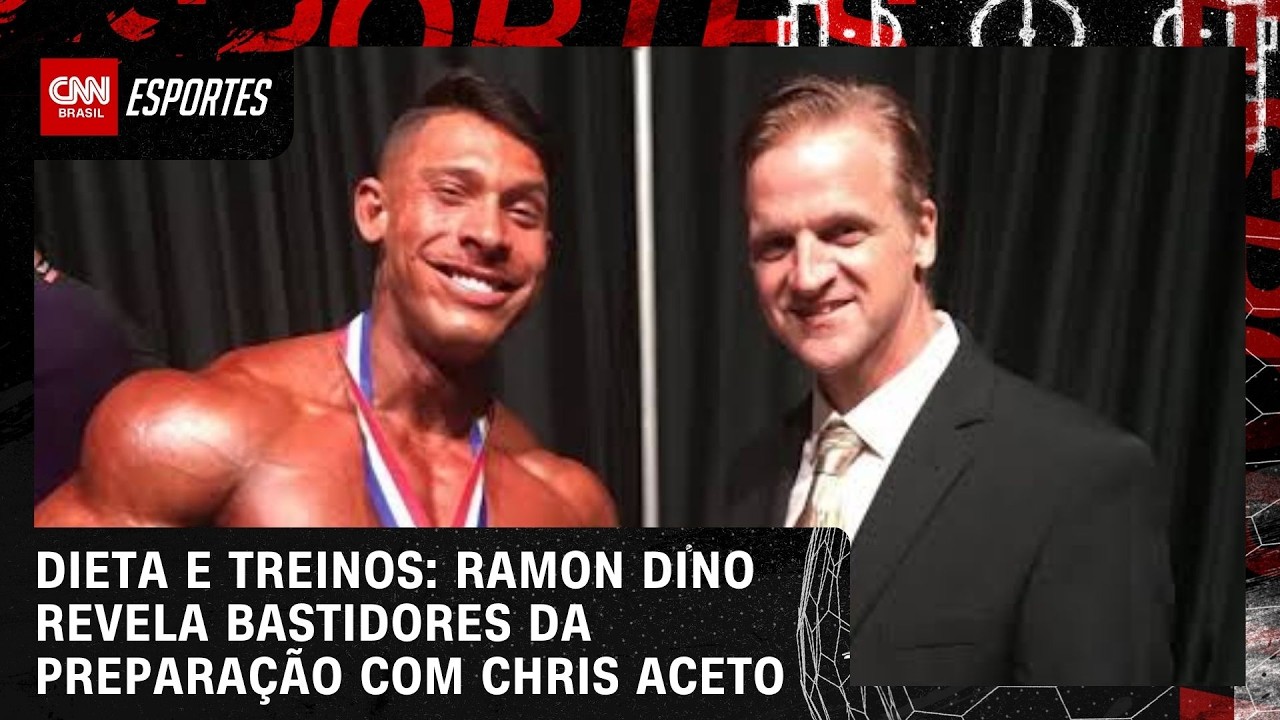 Ramon Dino revela rotina de treinos e dieta com Chris Aceto e detalhes da reta final de preparação