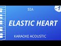 Elastic Heart - Sia (Karaoke Acoustic Piano) Lower Key