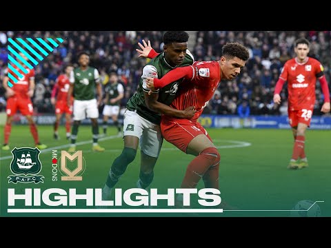 Highlights | Plymouth Argyle 3-1 Milton Keynes Dons