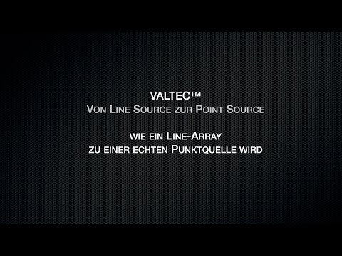 Von Line Source zur Point Source VALTEC™ Prinzip