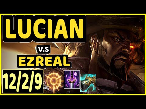YUUKI60 (LUCIAN) vs EZREAL - 12/2/9 KDA BOTTOM ADC GAMEPLAY - EUW Ranked DIAMOND