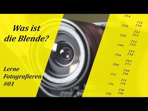 Was ist die Blende? 📸Lerne Fotografieren📸einfach und richtig #01📸