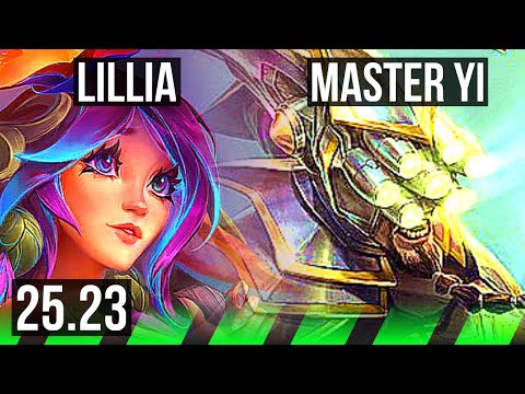 LILLIA vs MASTER YI (JGL) | 50k DMG, Legendary, 19/5/12 | EUW Master | 25.23