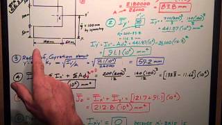 Statics   Exam 4 review   Moments of Inertia by Composite Areas