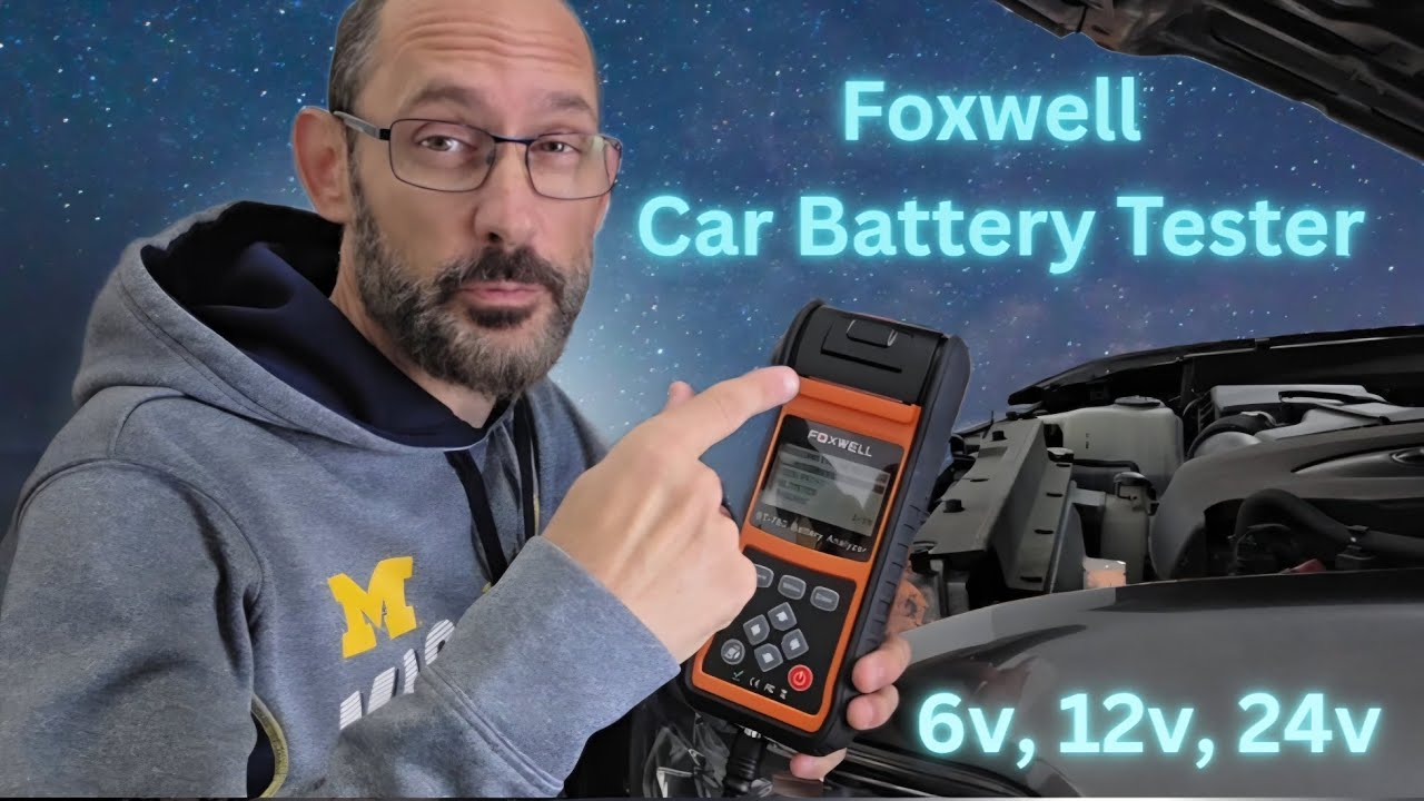 Car Battery Tester for Home or Mechanic Shop, 6v, 12v, and 24v batteries 