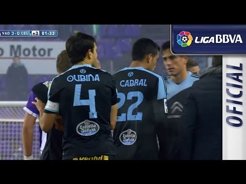 Tángana entre los jugadores del Valladolid y Celta