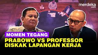 Download lagu Momen Debat Prabowo Vs Professor Soal Penciptaan Lapangan Kerja, Keras Sampai Tunjuk-Tunjuk! mp3