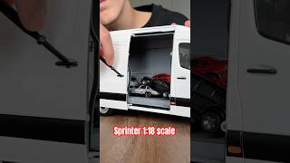 Inception? 🚐 Mini Mercedes inside a 1:18 Sprinter! #shorts #asmr #mercedes