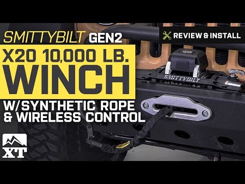 Jeep Wrangler Smittybilt Gen2 X2O 10,000 lb. Winch Review & Install