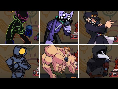 Friday Night Funkin' - Overhead but everytime it's Whitty turn a Different Skin Mod is used