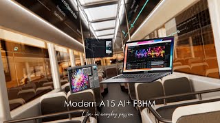 MSI Modern A15 AI+ F3HM — Next-Level AI PC | MSI