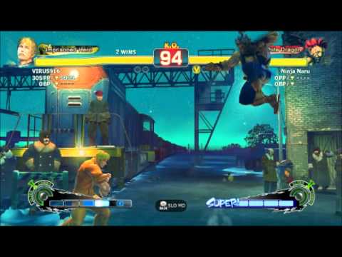 SSF4 AE VIRUS (Cody) vs Naru (Gouki)