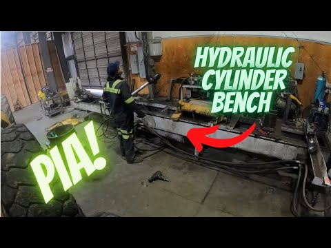 Resealing a caterpillar hydraulic cylinder