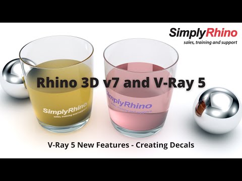 Rhino 7 and V-Ray 5 – Creating Decals