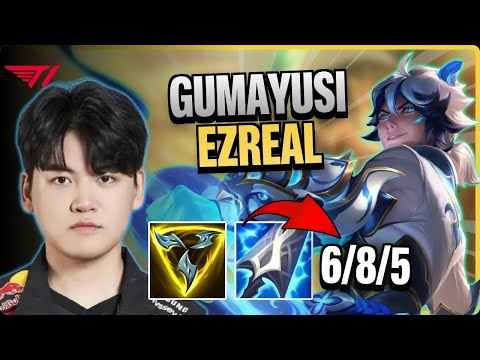 T1 Gumayusi BOTTOM Ezreal vs Xayah | 15.6