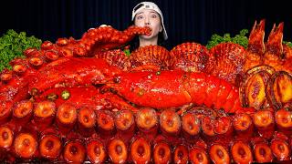 Download lagu 돌아온 초대왕 문어다리 해물찜 🐙 치즈퐁듀와 함께 먹방 ❤️ The BIGGEST Octopus Tentacle Seafood ASMR Ssoyoung mp3