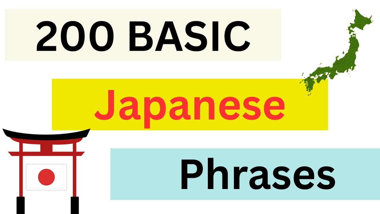 200 Basic Japanese Phrases for Beginners to Advance