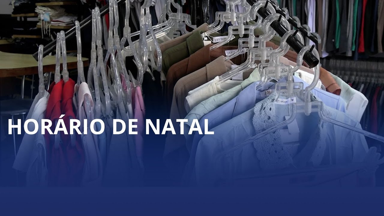 Horário de Natal no comércio