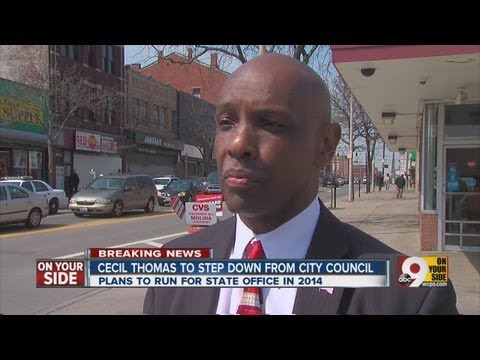 Cincinnati City Councilmember Cecil Thomas steps down